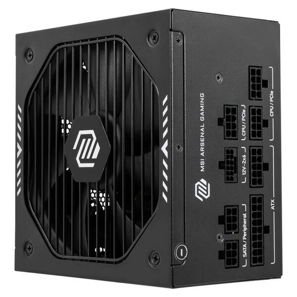 Zdroj MSI MAG A650GLS PCIE5 650W černý

