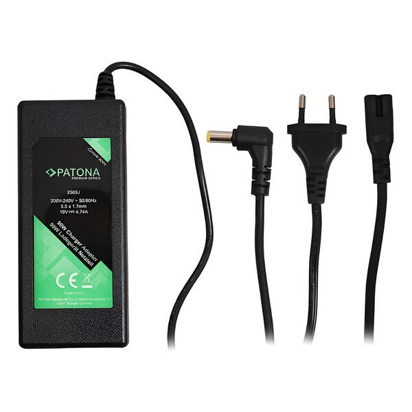 Napájecí adaptér PATONA pro notebooky Acer, 19V, 4,74A, 90W, konektor 5,5x1,7mm 


