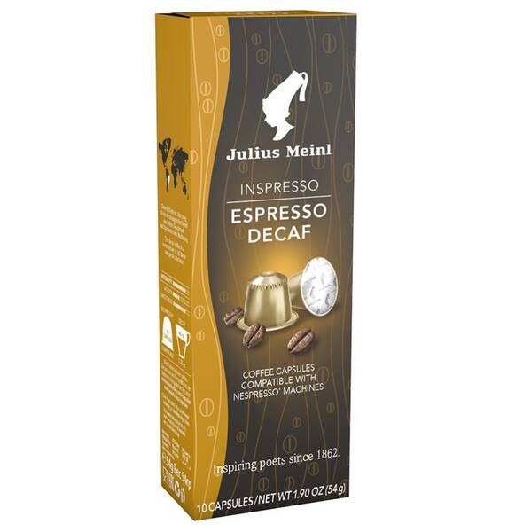 Kapsle pro espressa Julius Meinl Inspresso Espresso Decaf, 10x 5,4 g 

