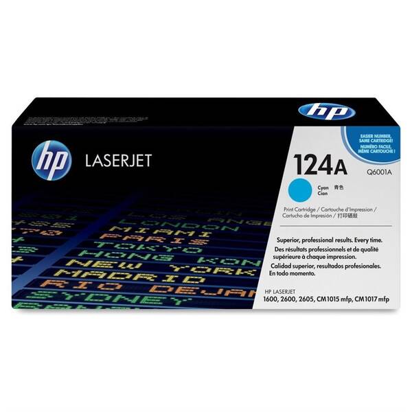 Toner HP 124A, 2 000 stran azurový

