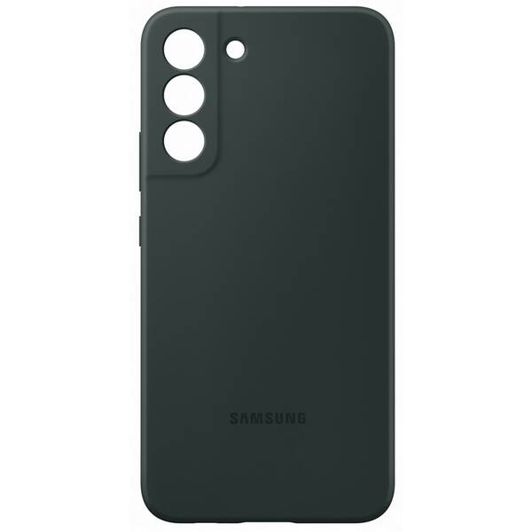 Kryt na mobil Samsung Silicone Cover na Galaxy S22+ zelený

