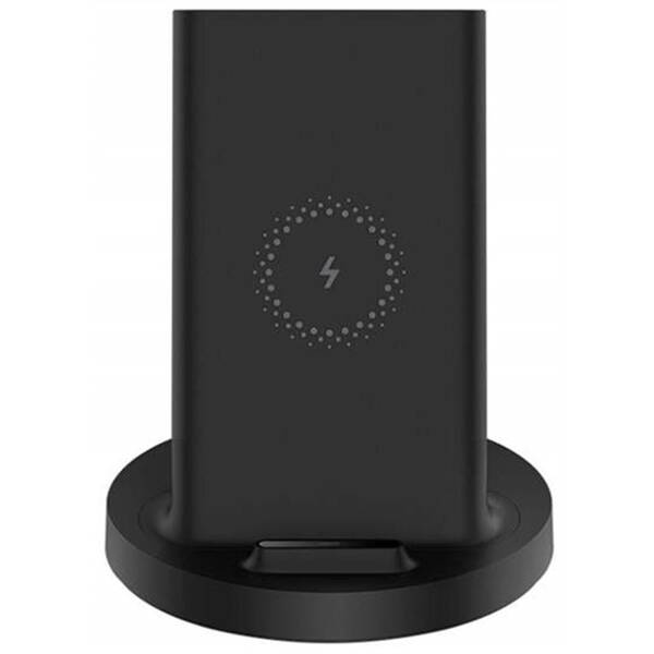 Bezdrátová nabíječka Xiaomi Mi 20W, nabíjecí stojánek černá

