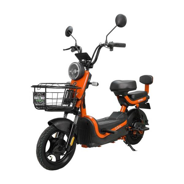 Elektrická motorka RACCEWAY Kobra oranžový 

