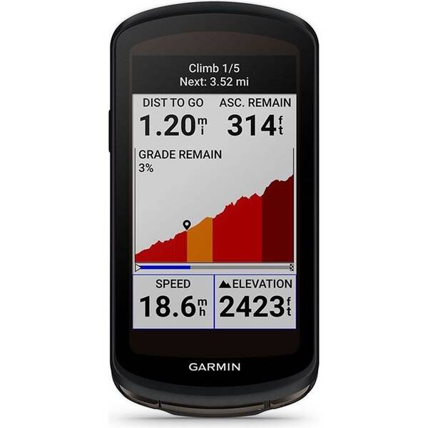 Cyklopočítač s GPS Garmin 1040 Solar černý

