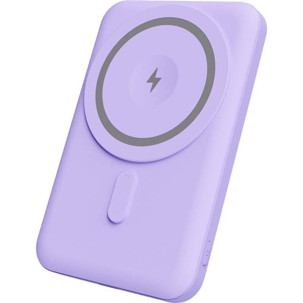 Powerbanka YENKEE YPB 501 MagSafe 5000mAh fialová


