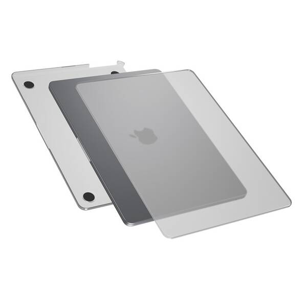 Kryt Epico Slim Shell for Macbook Air 13,6" M2/M3/M4 (A2681/A3113) šedý


