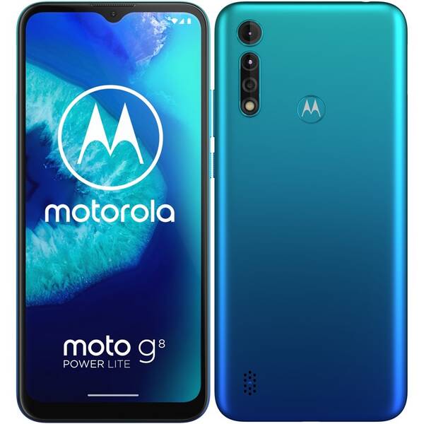 Mobilní telefon Motorola Moto G8 Power Lite - Arctic Blue 

