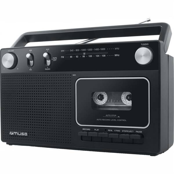 Radiomagnetofon MUSE M-152RC černý

