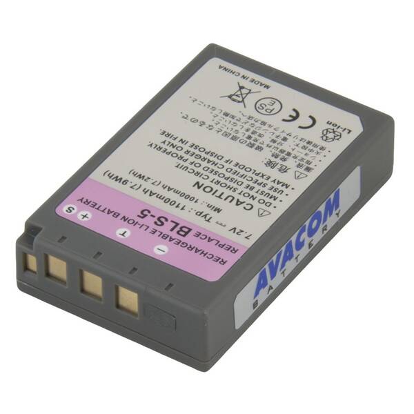 Baterie Avacom Olympus BLS-5 Li-ion 7.2V 1150mAh 7.9Wh 

