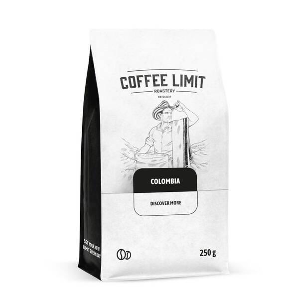 Káva zrnková COFFEE LIMIT Colombia Supremo 250 g 

