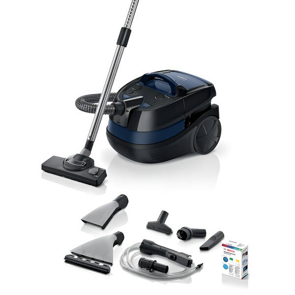 Víceúčelový vysavač Bosch BWD41700 šedý/modrý

