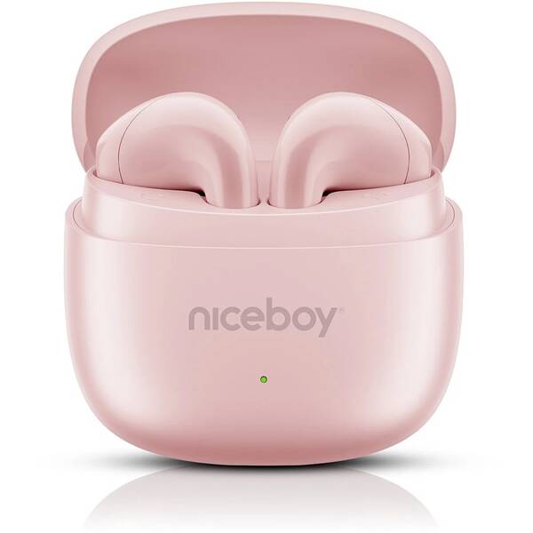 Sluchátka Niceboy Beans 5 POP Pink růžová

