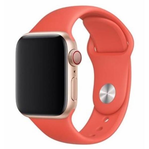 Řemínek Devia Deluxe Sport na Apple Watch 38/40/41 mm oranžový

