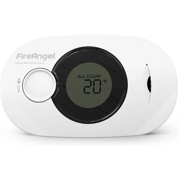 Detektor oxidu uhelnatého FireAngel multifunkční digitální s LCD displejem 

