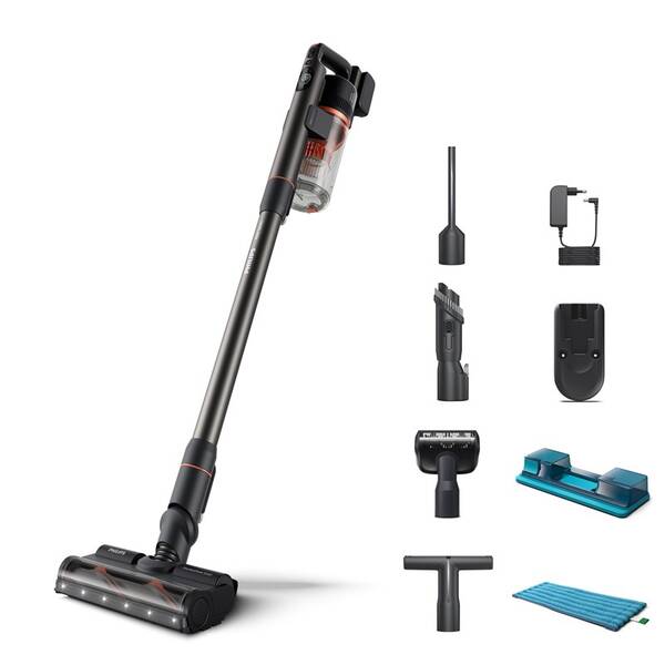 Tyčový vysavač Philips Series 7000 Aqua XC7055/01 
