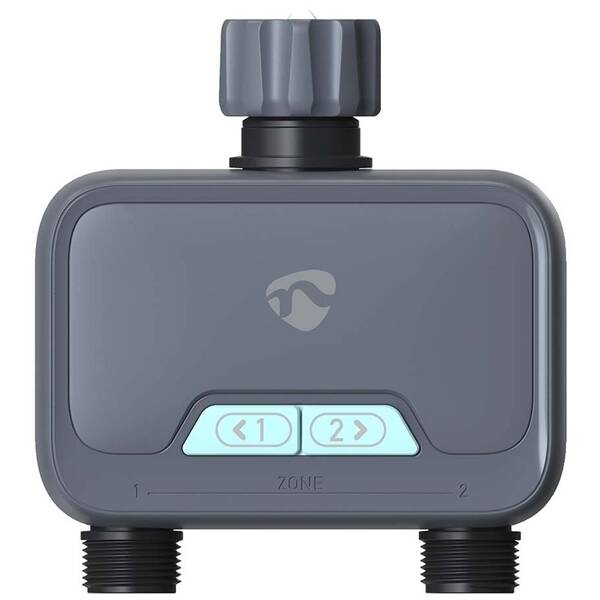 Zavlažovací systém Nedis Bluetooth regulátor průtoku vody šedý

