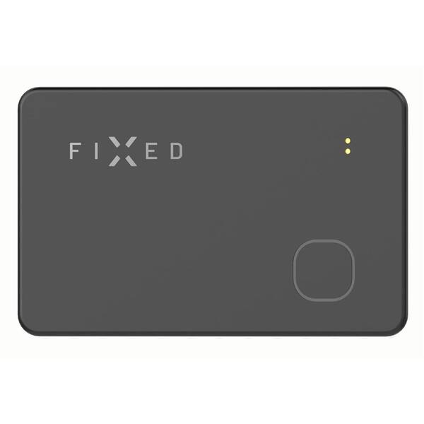 Lokátor FIXED Tag Card s podporou Find My, bezdrátové nabíjení černá barva
