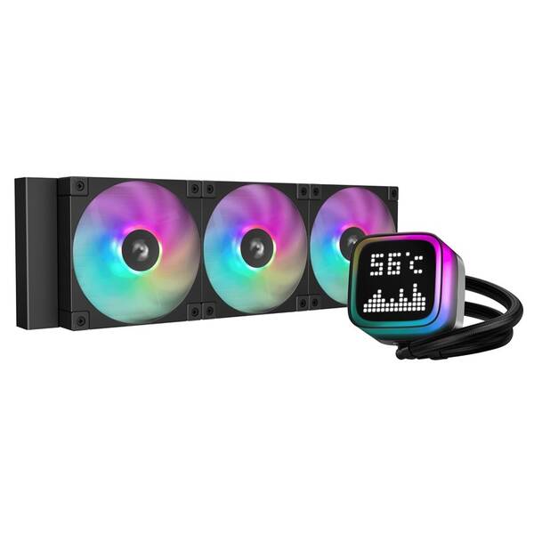 Vodní chladič DeepCool LP360 ARGB černý

