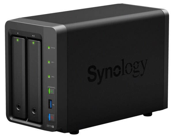 Datové úložiště (NAS) Synology DS718+ černé


