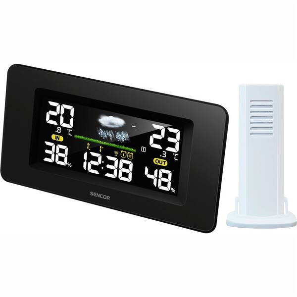 Meteorologická stanice Sencor SWS 5270 černá barva
