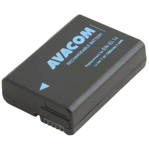 Baterie Avacom Nikon EN-EL14, EN-EL14a, EN-EL14e Li-Ion 7.4V 1300mAh 9.6Wh 

