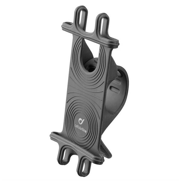 Držák na mobil CellularLine Bike Holder upevnění na řídítka černý

