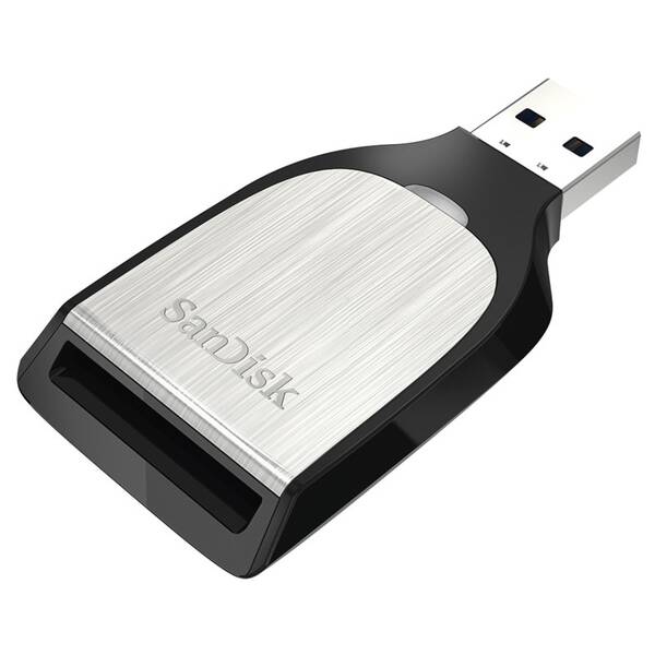 Čtečka paměťových karet SANDISK Extreme PRO, USB 3.0, UHS-II černá/stříbrná

