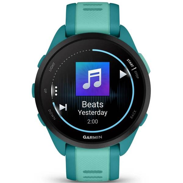 Chytré hodinky Garmin Forerunner 165 Music - Turquoise / Aqua (010-02863-32)