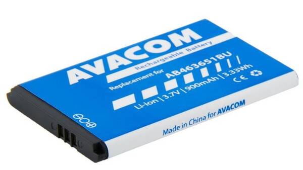 Baterie Avacom pro Samsung B3410 Corby plus Li-Ion 3,7V 900mAh (náhrada AB463651BU) 
