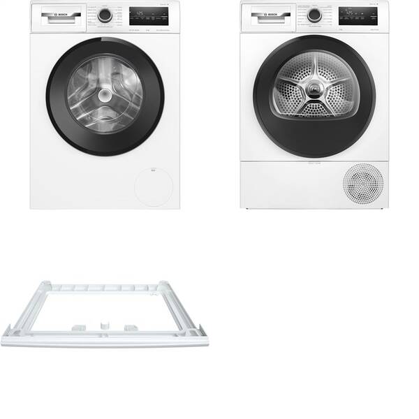 Set výrobků Bosch WAN28270CS + WTH85221CS + WTZ27410 bílý

