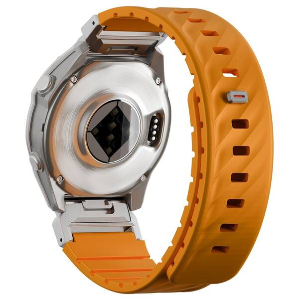 Řemínek Uniq Fluo magnetický na Garmin SmartWatch Quick Release/QuickFit 22mm oranžový


