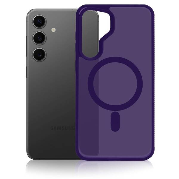Kryt na mobil 3mk na Samsung Galaxy S25 - Hardy Hazy MagCase fialový

