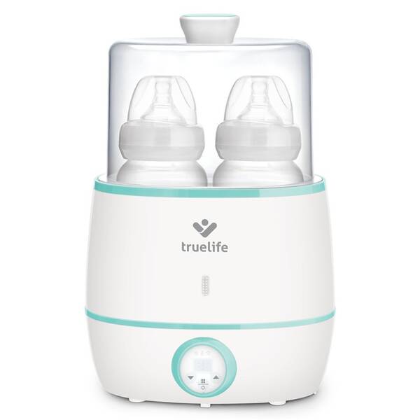 Ohřívač kojeneckých lahví TrueLife Invio BW Double bílý/zelený

