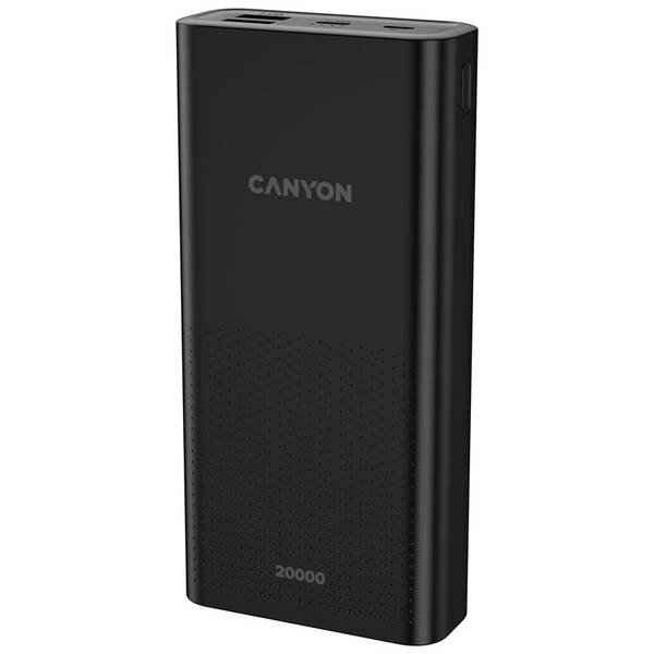 Powerbanka Canyon PB-2001B, 20000mAh černá

