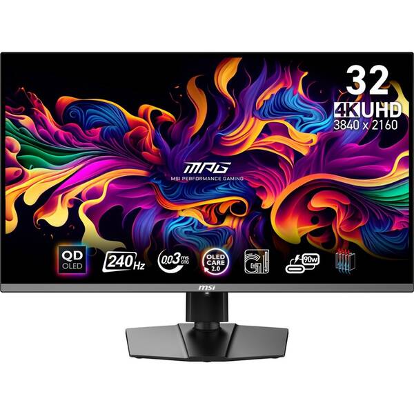 Herní monitor MSI MPG 321URX QD-OLED černá barva
