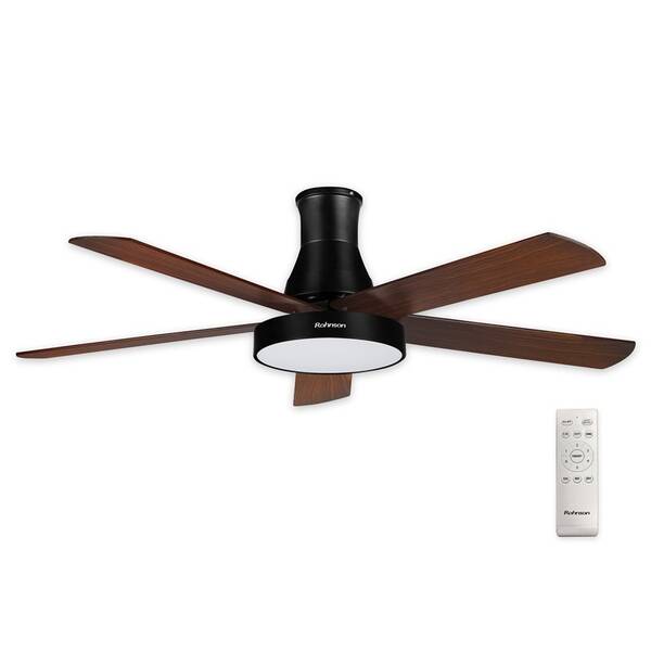 Ventilátor stropní Rohnson R-8155 černý/hnědý

