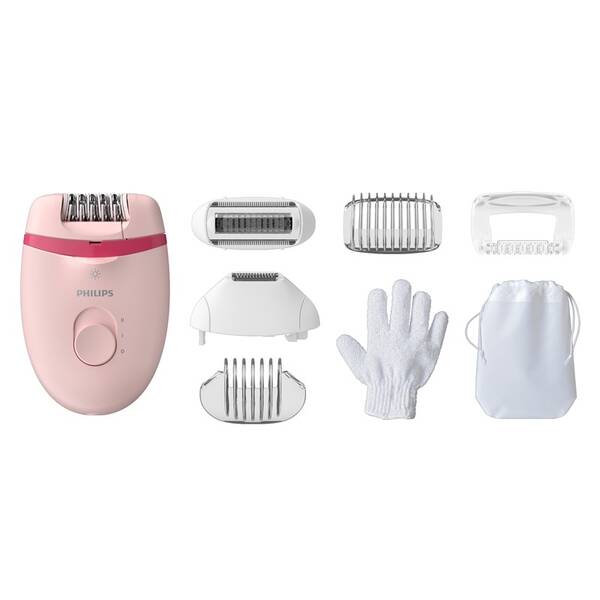 Epilátor Philips BRE285/00 růžový

