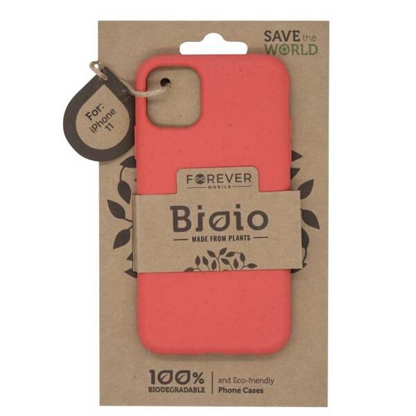 Kryt na mobil Forever Bioio na Apple iPhone 11 červený

