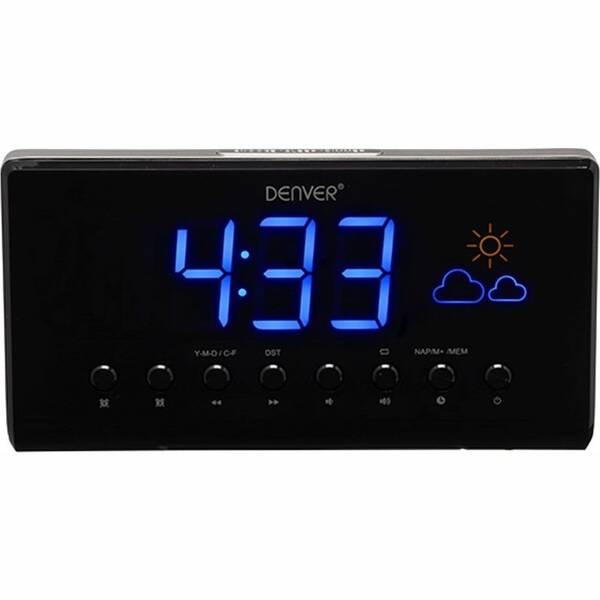 Radiobudík Denver CR-718 černý/stříbrný

