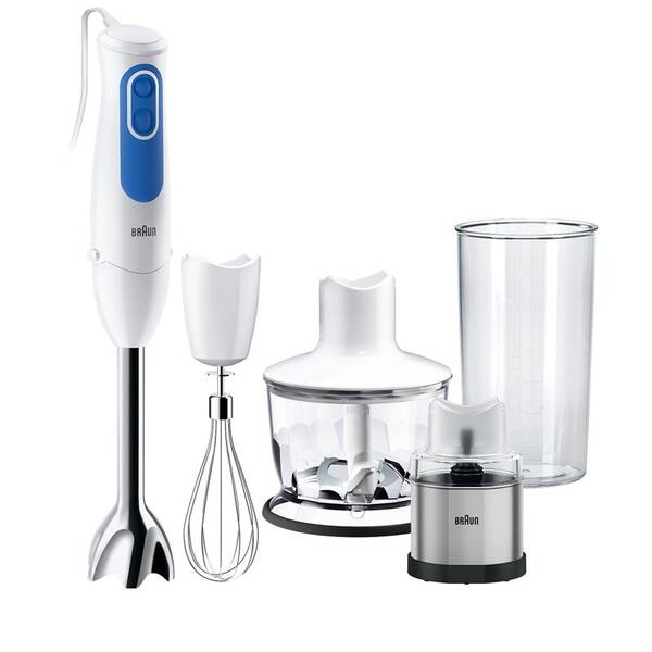 Ponorný mixér Braun MQ3038WH bílý/modrý

