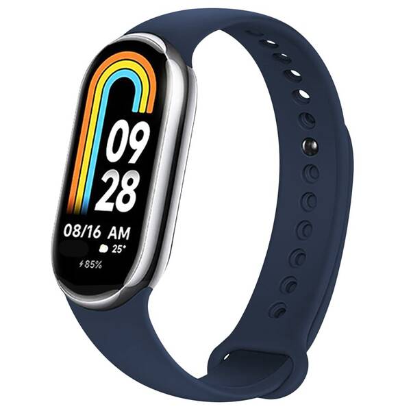 Řemínek FIXED Silicone Strap na Xiaomi Smart Band 10/9/8 modrý

