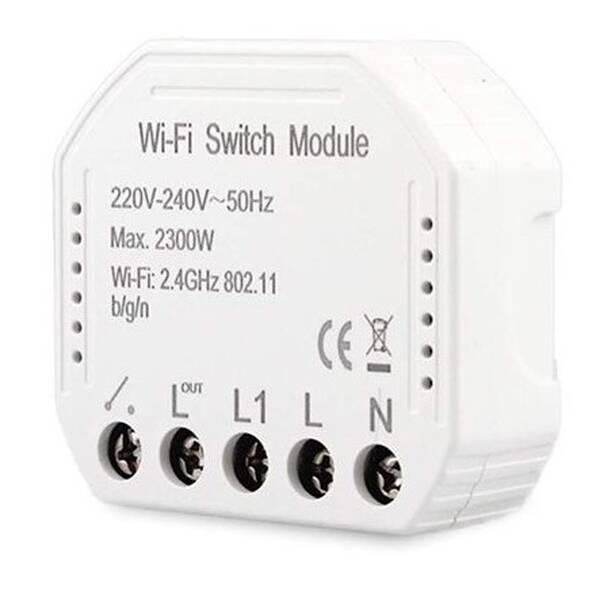 Releová jednotka iQtech SmartLife Miniaturní WiFi relé, SM01W 

