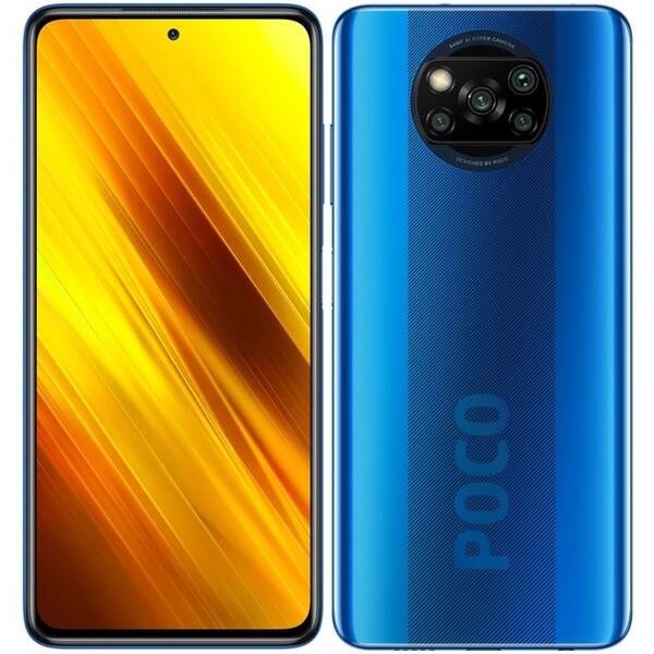 Mobilní telefon Poco X3 128 GB modrý

