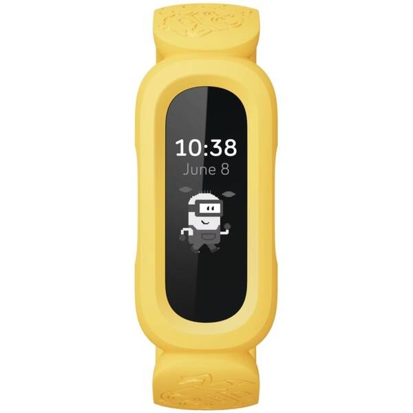 Fitness náramek Fitbit Ace 3 Minions Edition - černá/žlutá 

