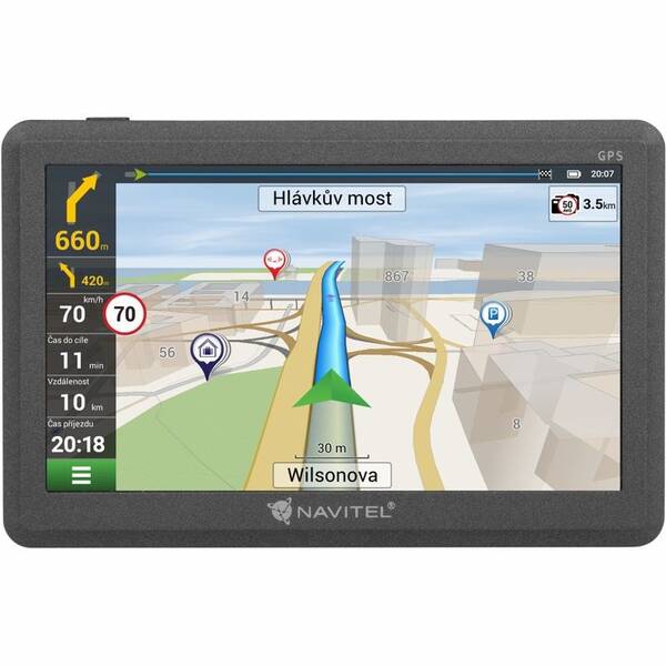 Navigační systém GPS NAVITEL E200 černá

