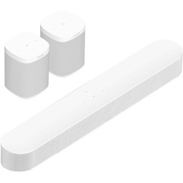 Soundbar SONOS BEAM 2 + repro SONOS One SL bílý

