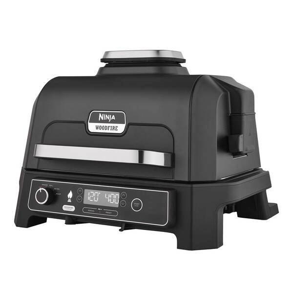 Gril Ninja OG850EU Woodfire Pro XL Electric Outdoor BBQ Grill & Smoker černý/šedý

