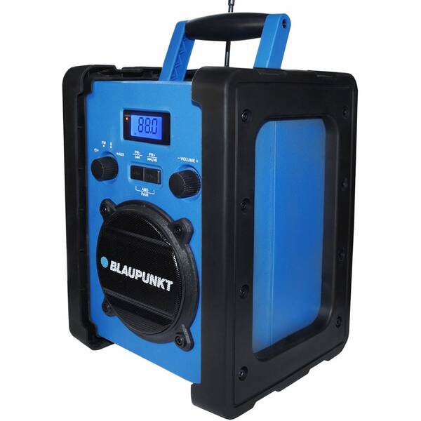 Radiopřijímač Blaupunkt PP30BT JOBSITE černý/modrý

