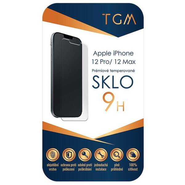 Tvrzené sklo TGM na Apple iPhone 12/12 Pro 

