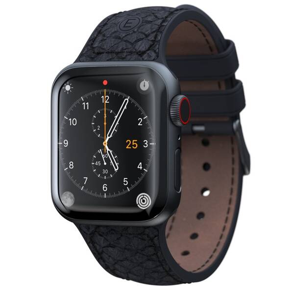 Řemínek Njord Vindur na Apple Watch 42/44/45/49mm šedý

